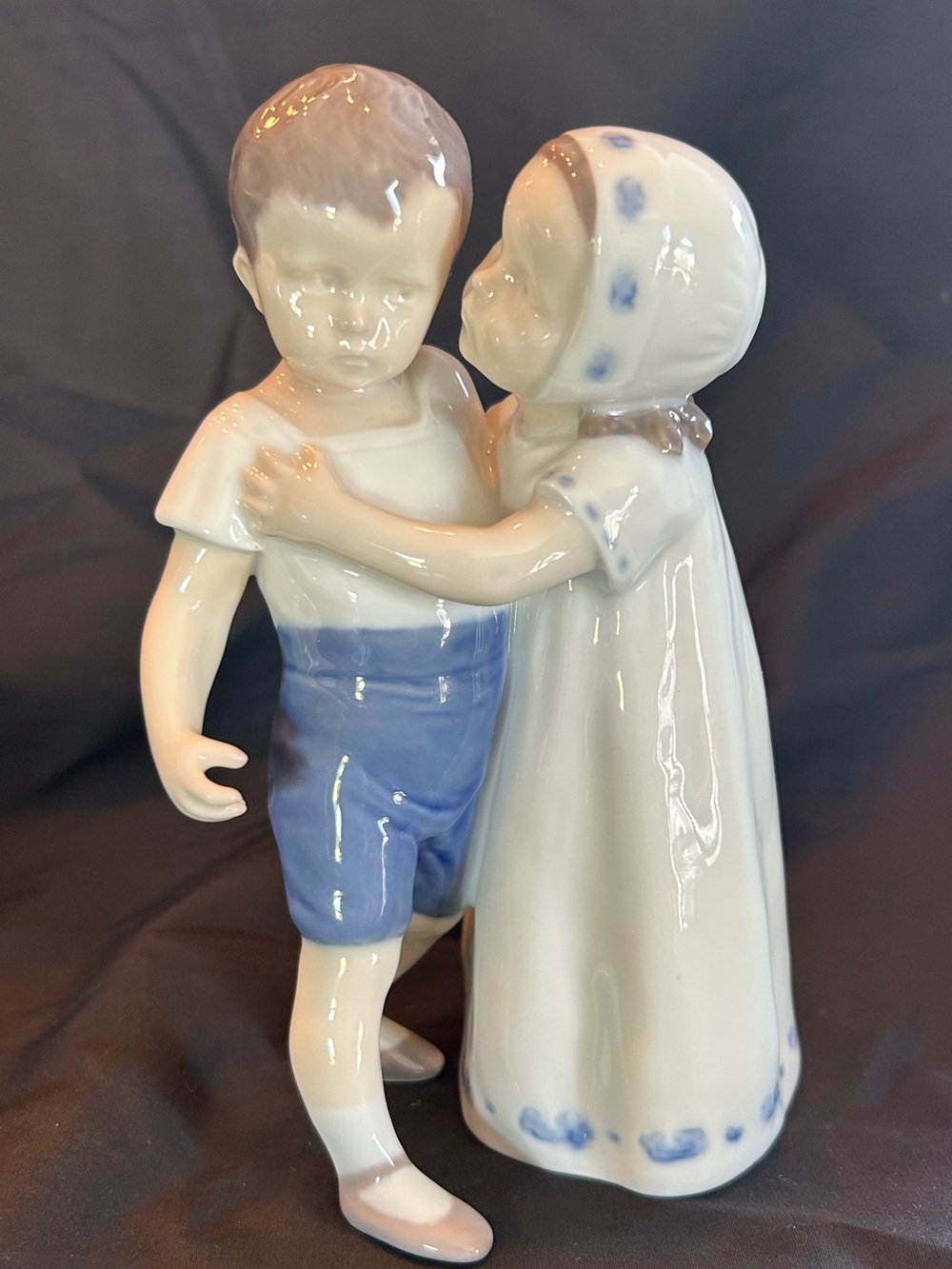VTG Bing & Grondahl 1614 Love Refused Porcelain Figurine Denmark Mint First